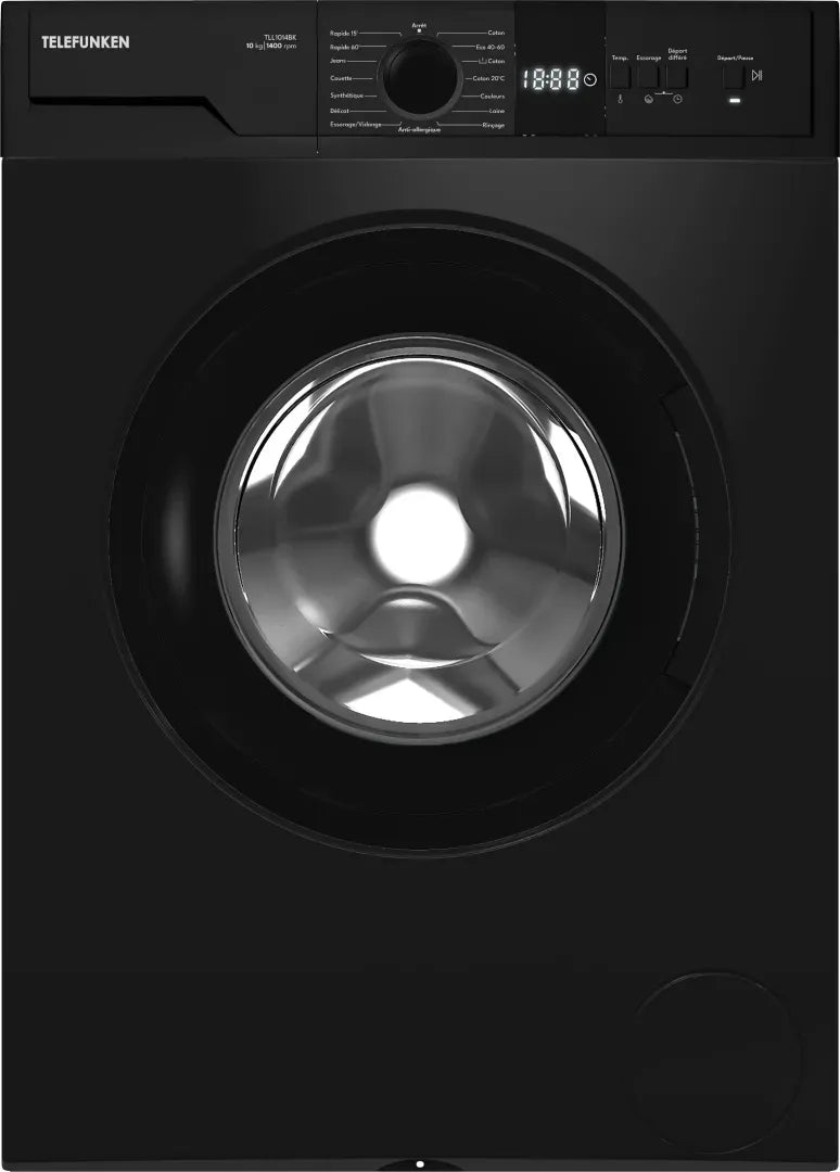 TELEFUNKEN lave-linge, frontal modèle TLL1014BK