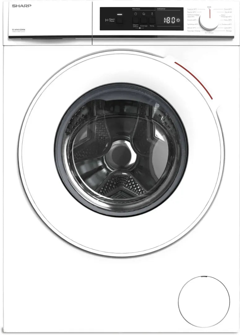 SHARP modèle ESNFA014DWNA, Lave linge hublot