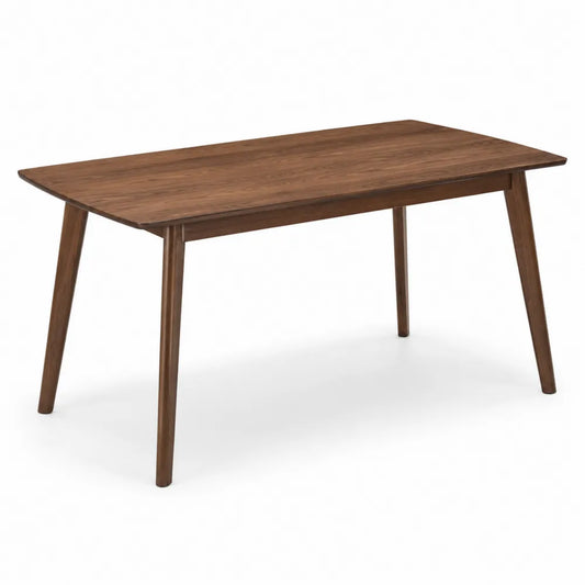 Table à manger en bois de chêne marron 150x90x75 cm