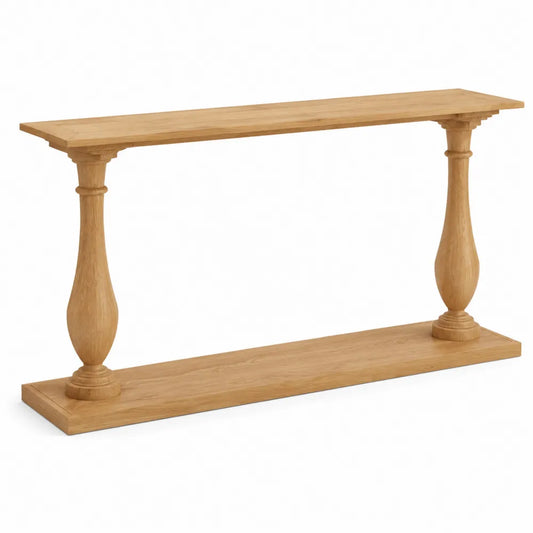 Console en bois de chêne 120 cm