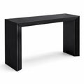 Console en bois noir 120 cm