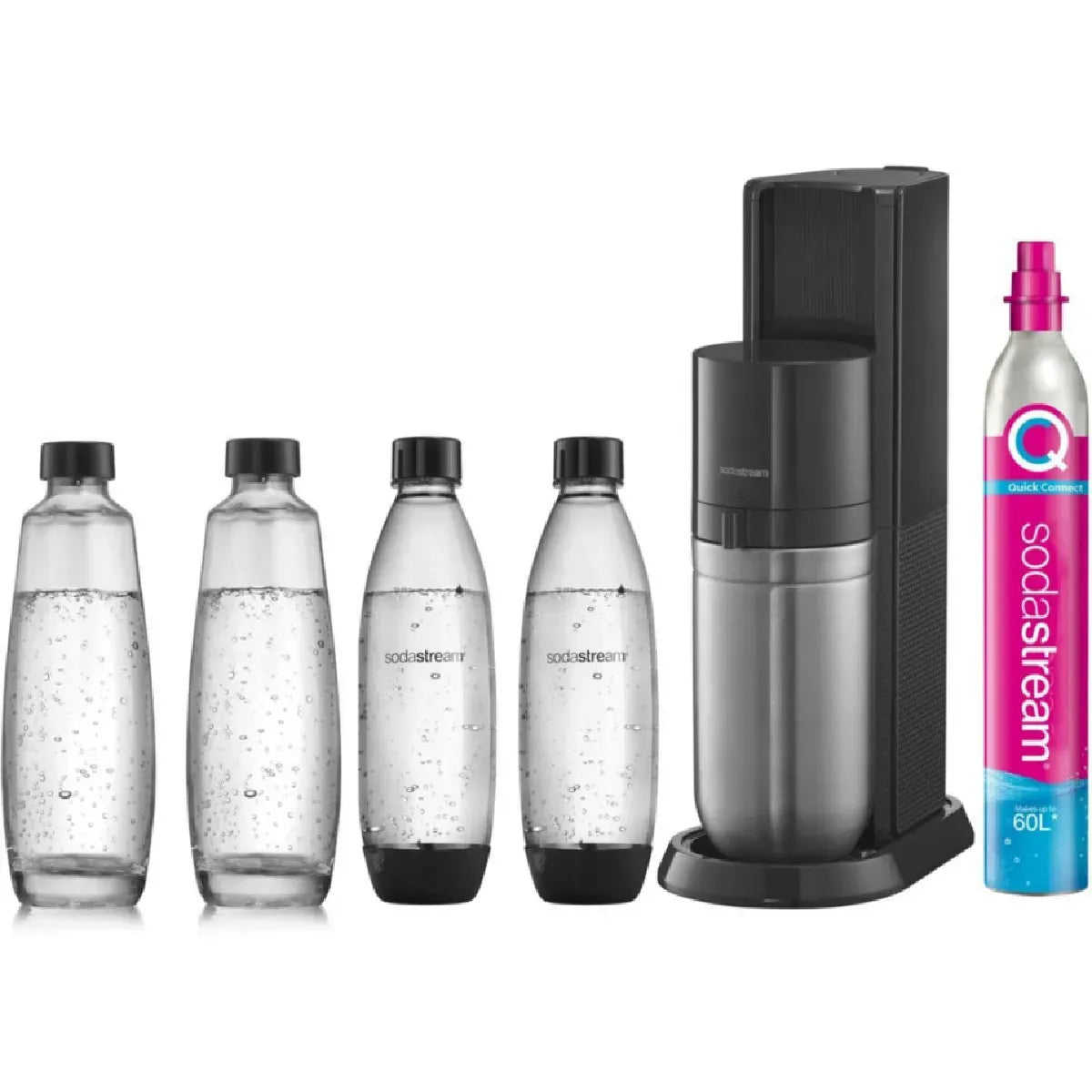 À gazéifier l'eau DUO SodaStream Machine, finition noire