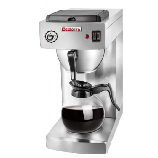 machine à café, MOD. Duchessa - 1600W - Capacité 1.8L - Plaques chauffantes - Pichet en verre, Beckers