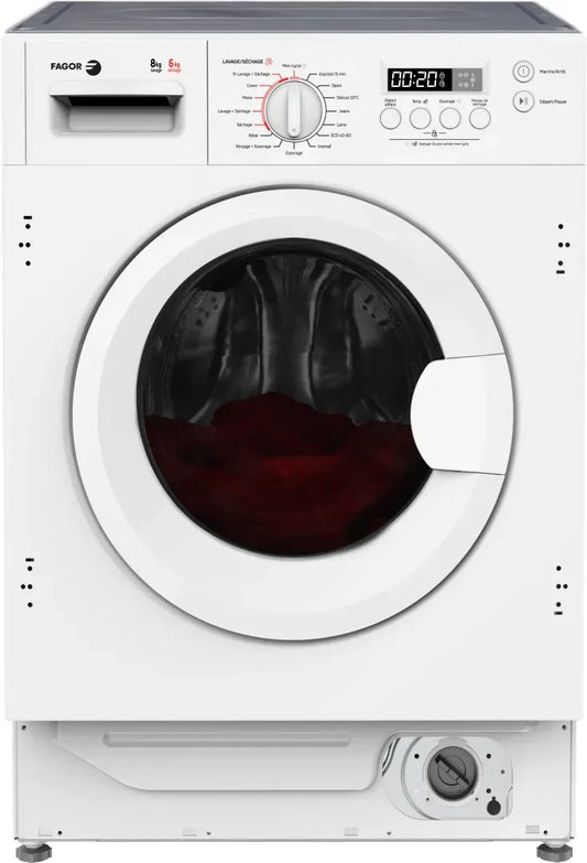 lave-linge, séchant intégrable modèle FLSI8614BW, FAGOR