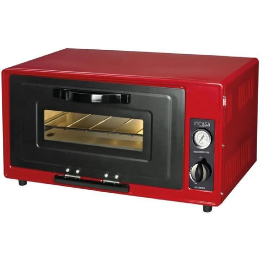 four, modèle 016462 Mini à gaz de camping - Pose libre - Thermomètre intégré - Éclairage intérieur - Grille amovible - housse de transport inclus