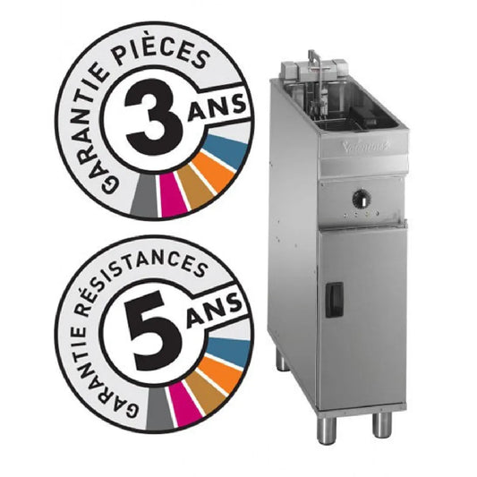 friteuse électrique, EVO250 sur - Capacité 9-10L - 400V - Haute performance pour usage professionnel, Valentine