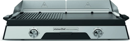 Gamme Plancha électrique KITCHEN CHEF modèle KCP.PLANCHA-GRILDUO2200