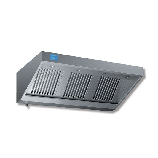 1000 Hotte Murale, RISTOPRO, pour usage professionnel avec moteur de à 3000 mm 8 ou 16 leds