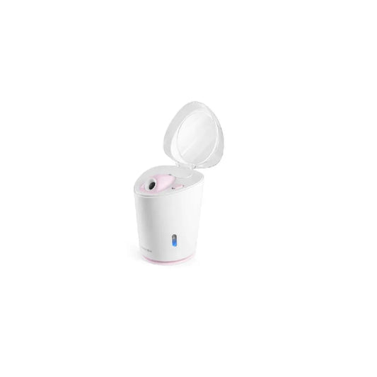 Soin nettoyant et hydratant, Lanaform Luxury Facial Steamer finition blanche Sauna facial vapeur chaude et froide