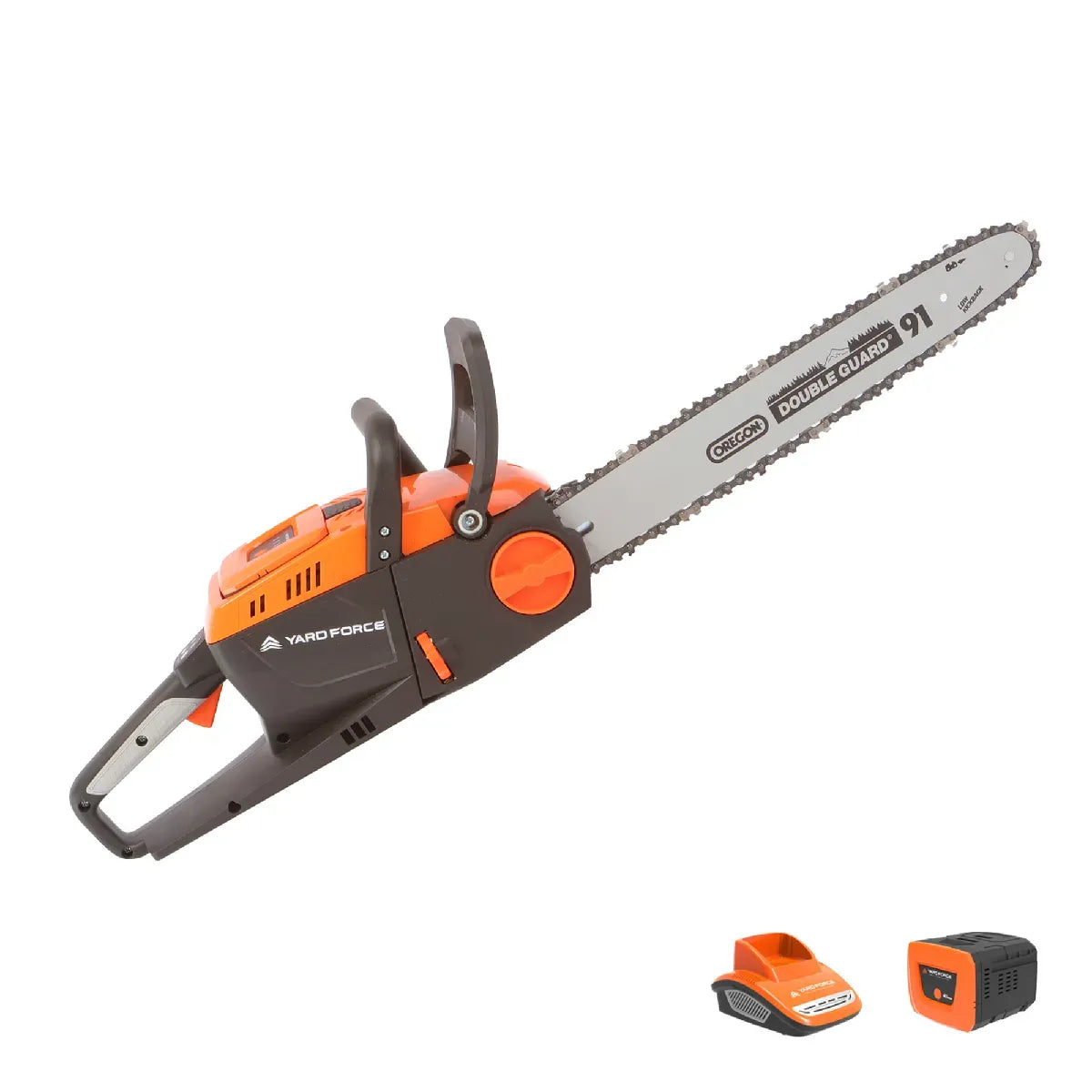 tronçonneuse G35, sur batterie 40V avec guide chaîne oregon de 35cm LS , Yard Force