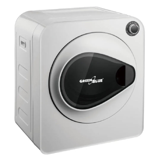 sèche-linge, GB405 - finition blanche à condensation compact - 5 programmes - 830 W - Hublot - classe énergétique C - Murale possible, Greenblue