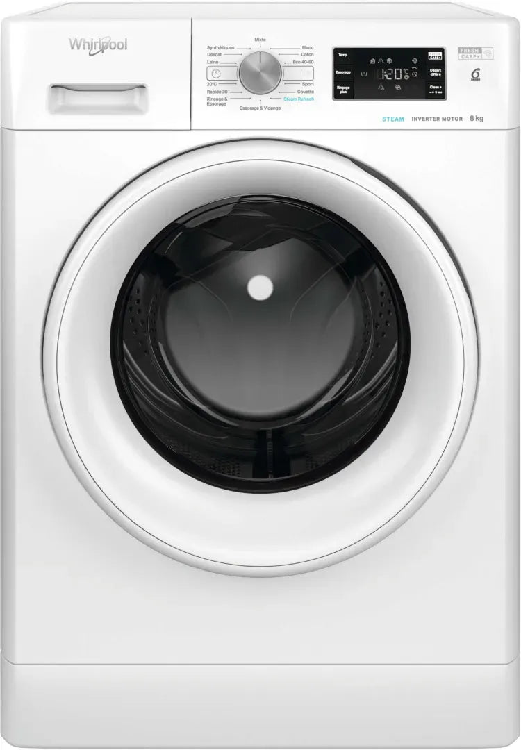 WHIRLPOOL modèle FFBS8469WVFR, Lave linge hublot