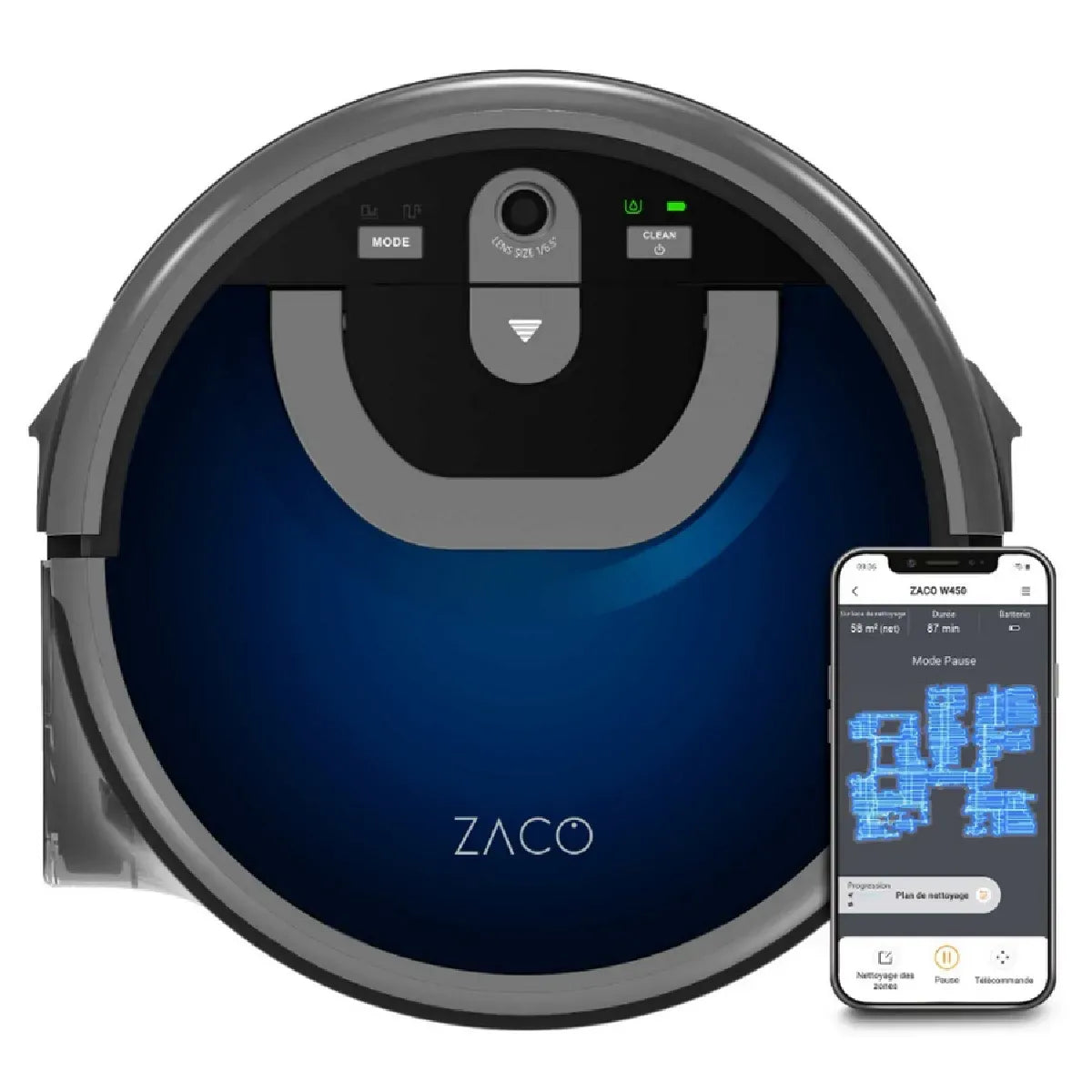 Modèle W450 ZACO, finition noire